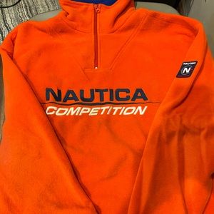 Nautica Competition Vintage Zip Up Fleece Size XL